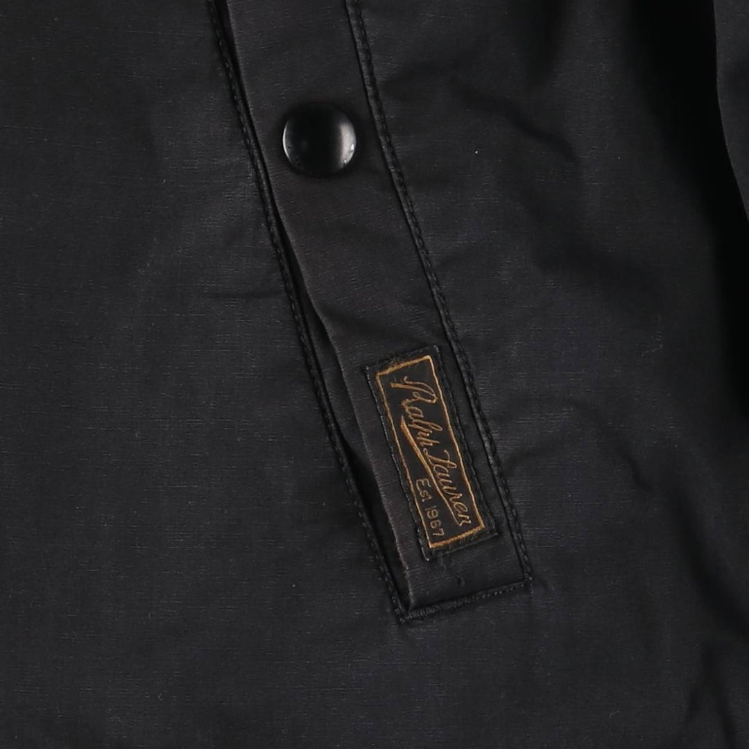 Ralph Lauren POLO by Ralph Lauren Swing Top Sports Jacket, Men's Size XXXL (approx.) cotton black type Vintage Second Hand