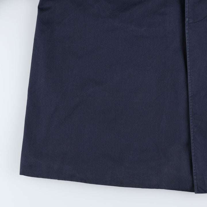 Aquascutum AQUA5 Trench Coat, Made in England, Men's Size XL (approx.) unclear navy blue type Vintage Second Hand