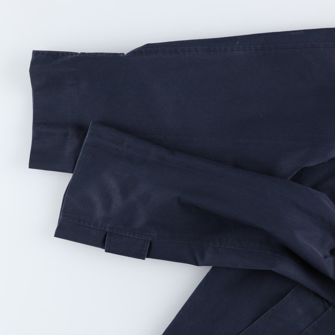 Aquascutum AQUA5 Trench Coat, Made in England, Men's Size XL (approx.) unclear navy blue type Vintage Second Hand