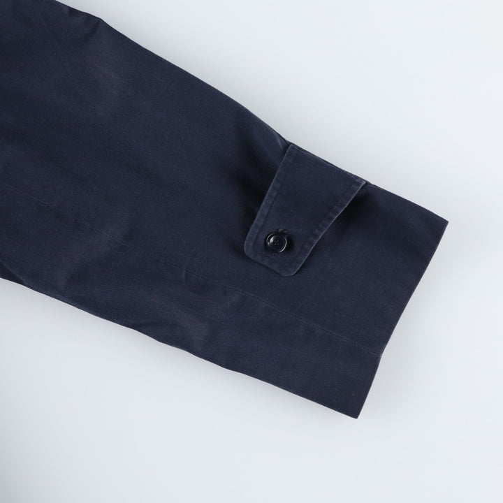 Aquascutum AQUA5 Trench Coat, Made in England, Men's Size XL (approx.) unclear navy blue type Vintage Second Hand