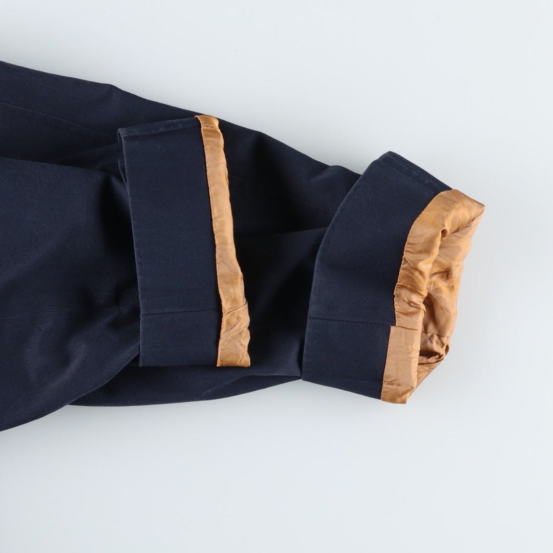 Aquascutum AQUA5 Trench Coat, Made in England, Men's Size XL (approx.) unclear navy blue type Vintage Second Hand