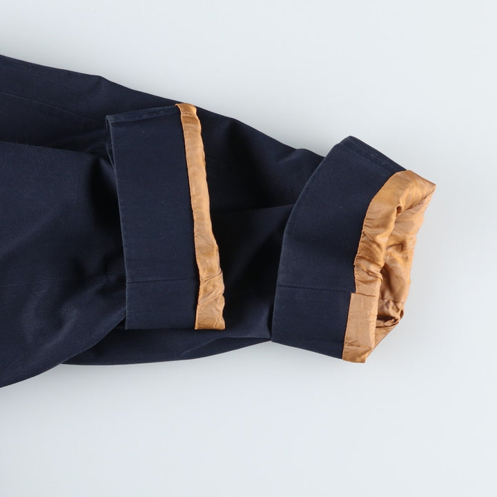 Aquascutum AQUA5 Trench Coat, Made in England, Men's Size XL (approx.) unclear navy blue type Vintage Second Hand