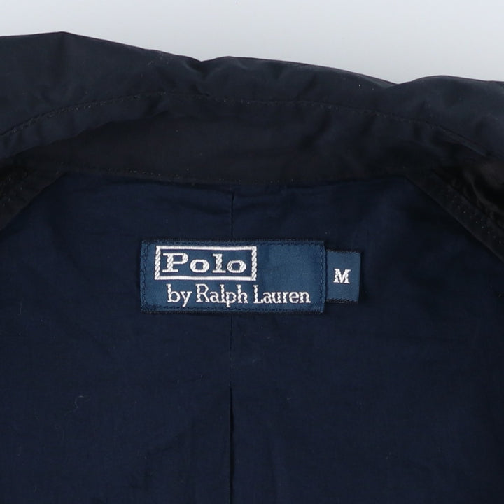 Ralph Lauren POLO by Ralph Lauren Balmacaan Coat, Men's Size M cotton navy blue type Vintage Second Hand