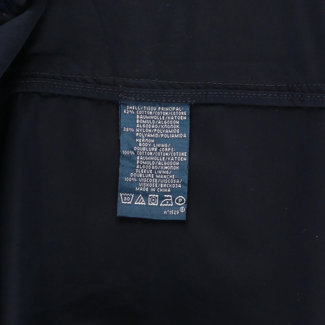 Ralph Lauren POLO by Ralph Lauren Balmacaan Coat, Men's Size M cotton navy blue type Vintage Second Hand
