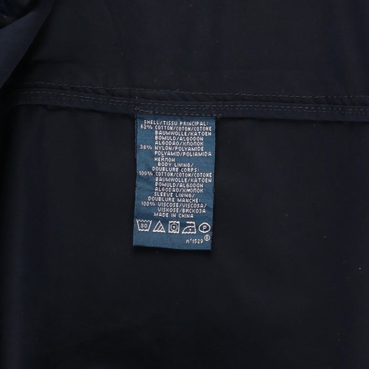 Ralph Lauren POLO by Ralph Lauren Balmacaan Coat, Men's Size M cotton navy blue type Vintage Second Hand