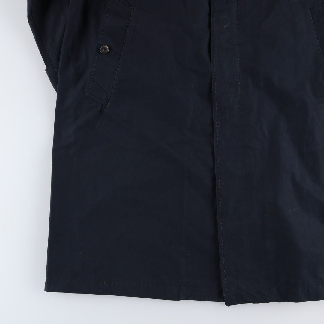 Ralph Lauren POLO by Ralph Lauren Balmacaan Coat, Men's Size M cotton navy blue type Vintage Second Hand