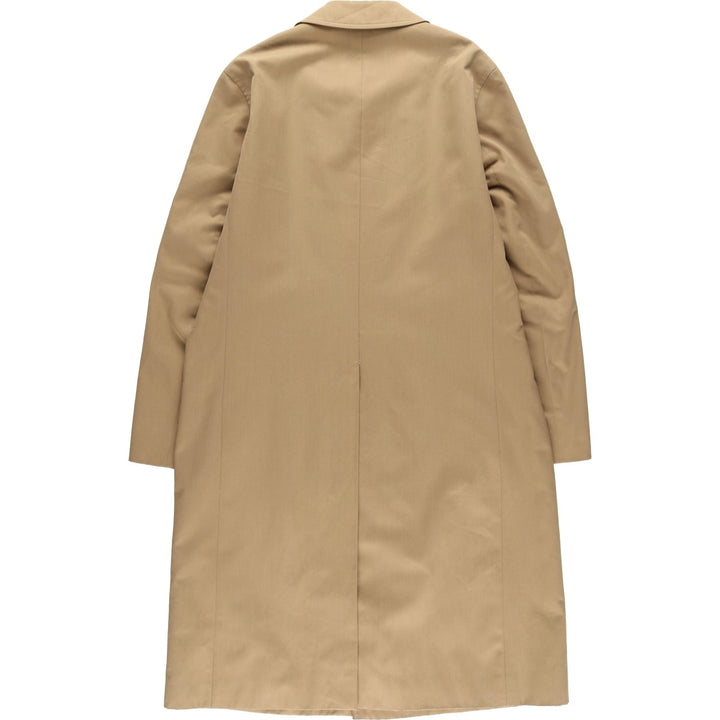 Burberry's Balmacaan Coat (Spanish-made), Men's Size M (approx.) polyester Beige type Vintage Second Hand