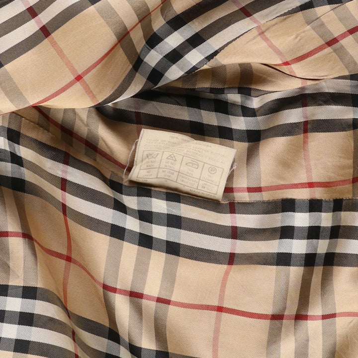 Burberry's Balmacaan Coat (Spanish-made), Men's Size M (approx.) polyester Beige type Vintage Second Hand