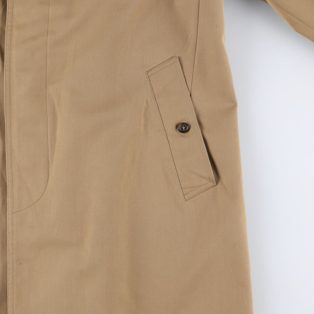 Burberry's Balmacaan Coat (Spanish-made), Men's Size M (approx.) polyester Beige type Vintage Second Hand