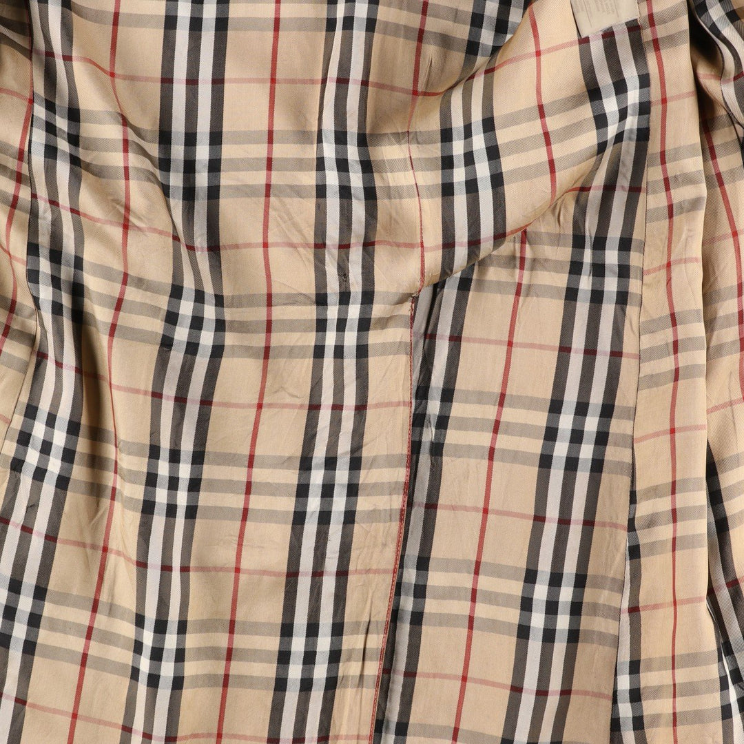 Burberry's Balmacaan Coat (Spanish-made), Men's Size M (approx.) polyester Beige type Vintage Second Hand