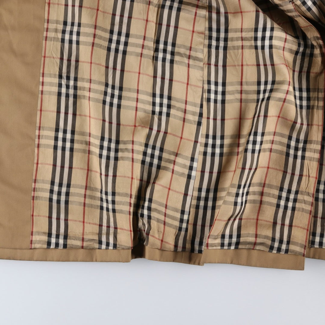 Burberry's Balmacaan Coat (Spanish-made), Men's Size M (approx.) polyester Beige type Vintage Second Hand
