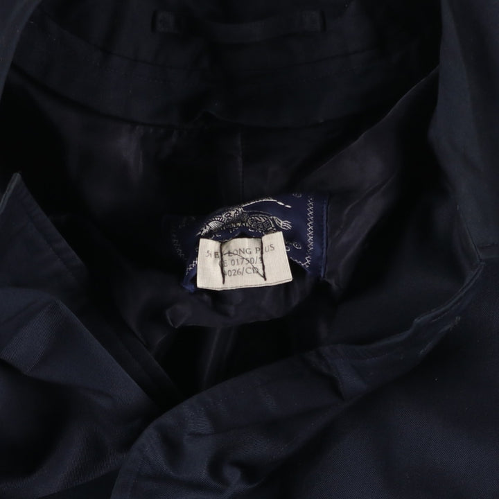 Burberry's BURBERRYS LONDON Balmacaan Coat, Made in England, Men's XL cotton navy blue type Vintage Second Hand