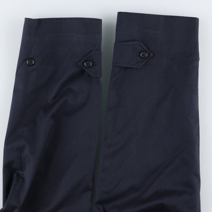 Burberry's BURBERRYS LONDON Balmacaan Coat, Made in England, Men's XL cotton navy blue type Vintage Second Hand