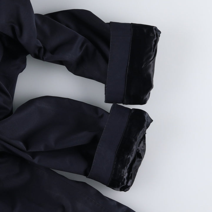 Burberry's Balmacaan Coat, Made in England, Men's Size L cotton navy blue type Vintage Second Hand
