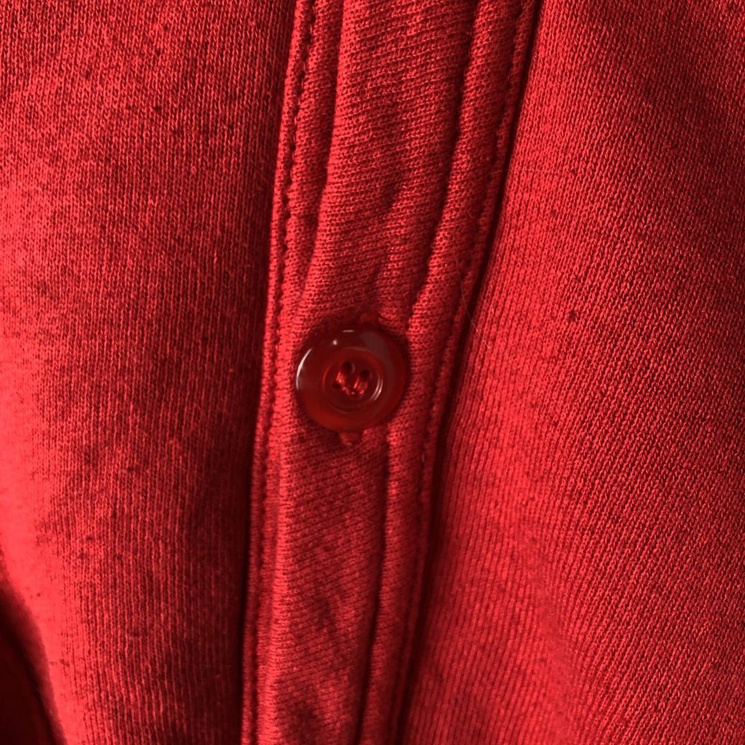 90'S Fruit of the Loom College Cardigan, Men's Size XL (approx.), Vintage cotton red type Vintage Second Hand