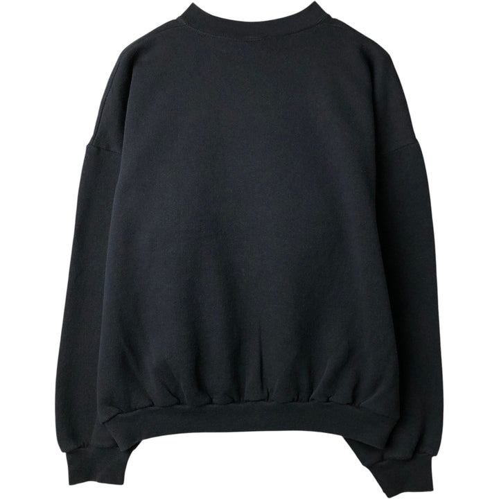 90'S TSI Triple Print College Sweatshirt, Men's Size XL (Equivalent), Vintage cotton black type Vintage Second Hand