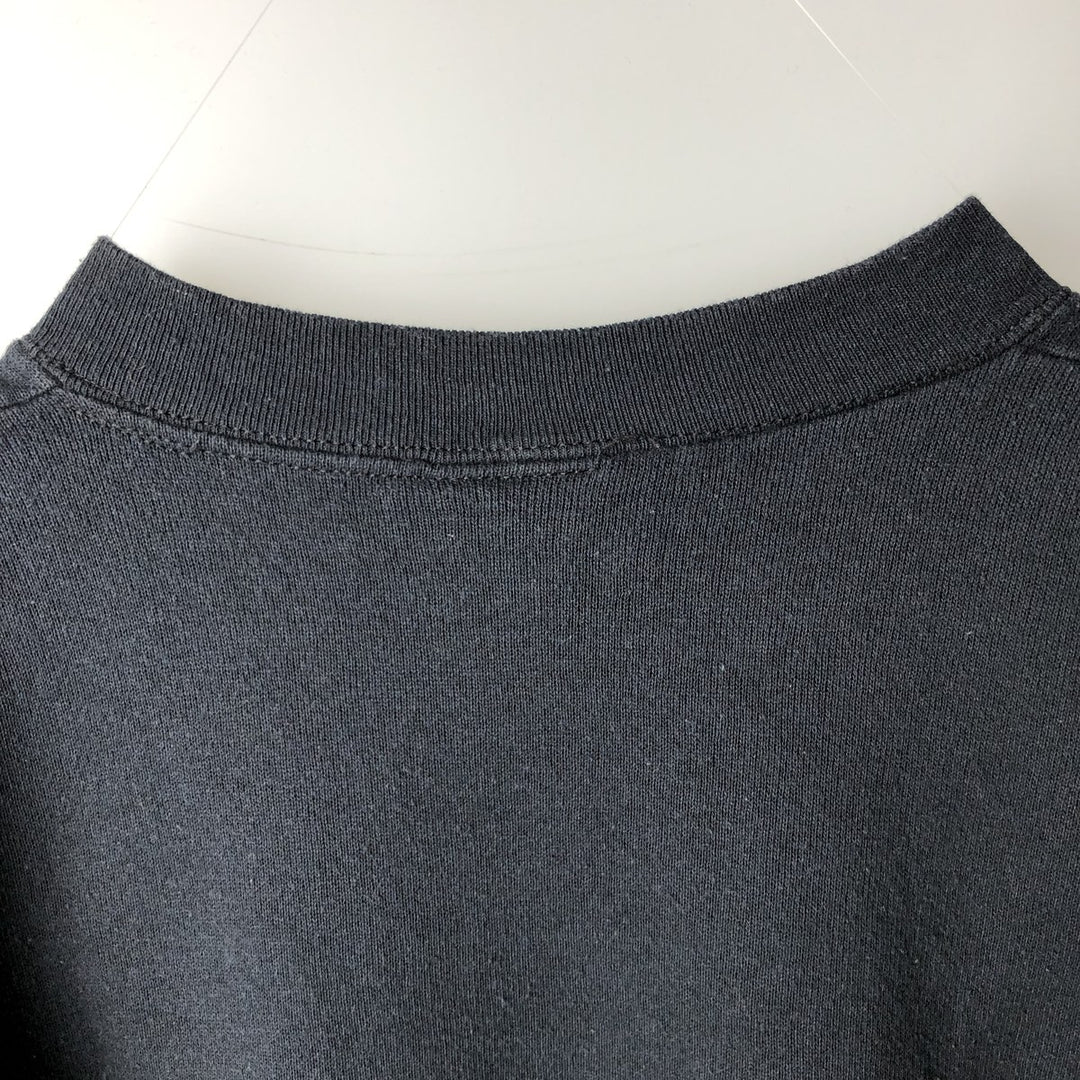 90'S TSI Triple Print College Sweatshirt, Men's Size XL (Equivalent), Vintage cotton black type Vintage Second Hand
