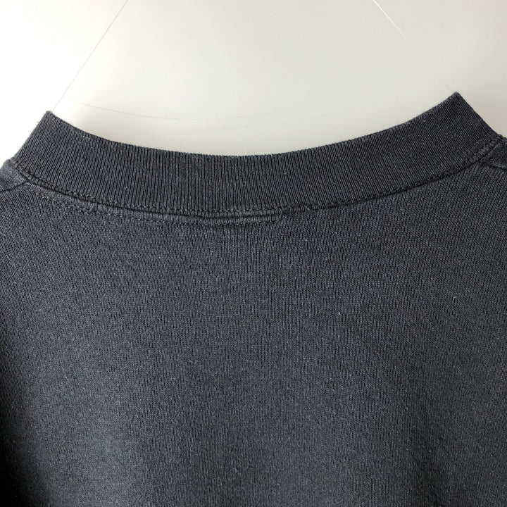 90'S TSI Triple Print College Sweatshirt, Men's Size XL (Equivalent), Vintage cotton black type Vintage Second Hand