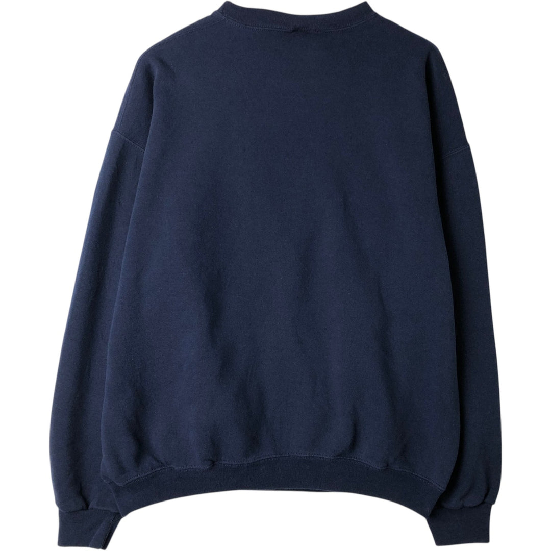 Vintage 90'S Russell ATHLETIC college sweatshirt, size XL, men's cotton navy blue type Vintage Second Hand