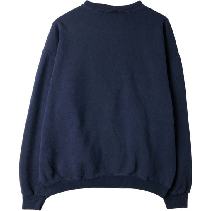 Vintage 90'S Russell ATHLETIC college sweatshirt, size XL, men's cotton navy blue type Vintage Second Hand