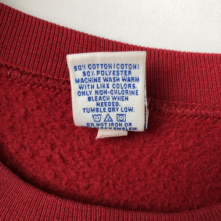 90'S Russell Athletic College Sweatshirt, Men's Size M (approx.), Vintage cotton red type Vintage Second Hand