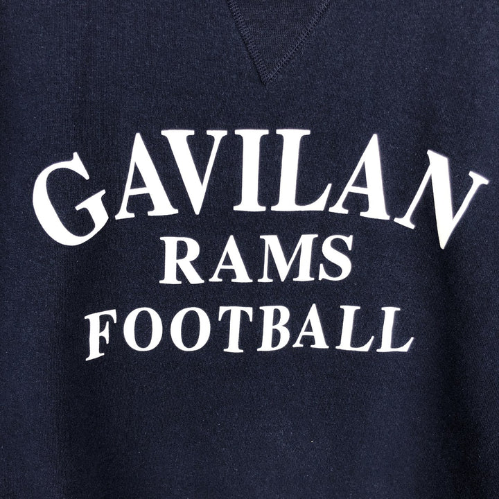 90'S Russell College Sweatshirt, Men's XL Size Vintage cotton navy blue type Vintage Second Hand