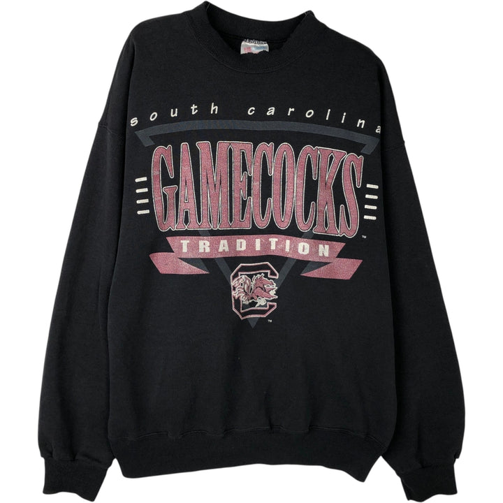 Vintage 90'S Hanes college sweatshirt, size XL, men's unclear black type Vintage Second Hand
