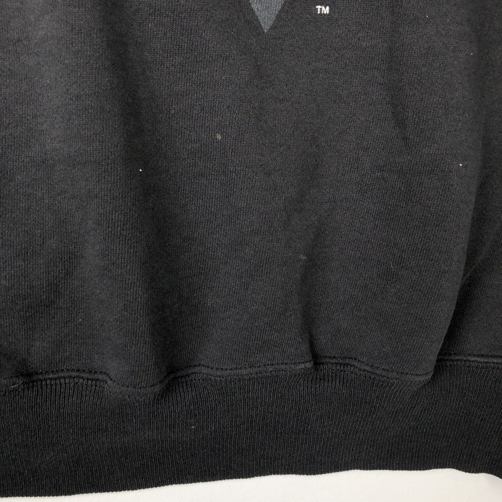 Vintage 90'S Hanes college sweatshirt, size XL, men's unclear black type Vintage Second Hand