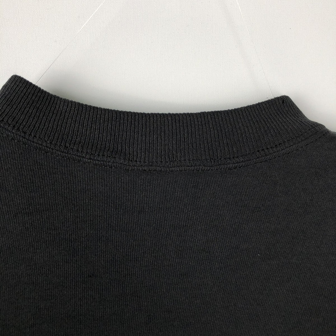 Vintage 90'S Hanes college sweatshirt, size XL, men's unclear black type Vintage Second Hand