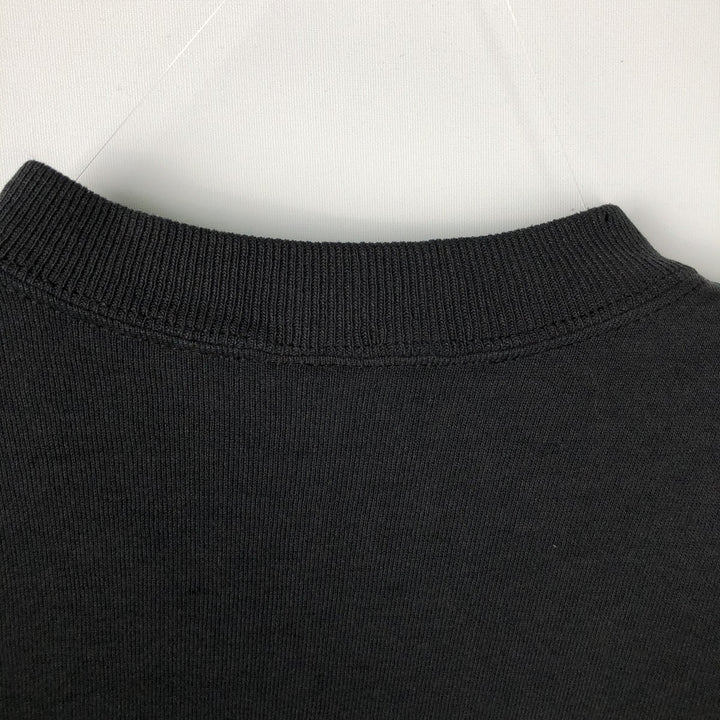 Vintage 90'S Hanes college sweatshirt, size XL, men's unclear black type Vintage Second Hand