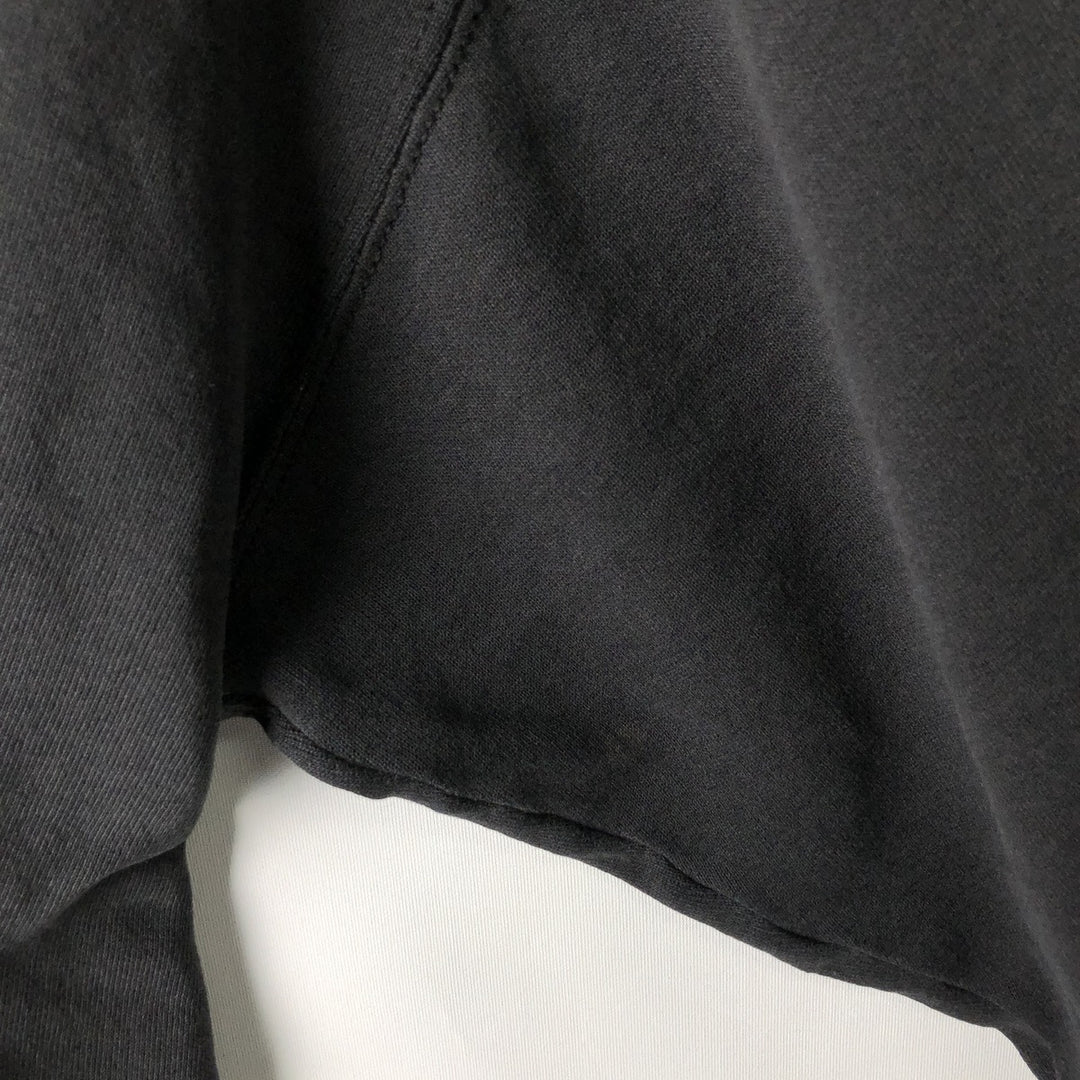 Vintage 90'S Hanes college sweatshirt, size XL, men's unclear black type Vintage Second Hand