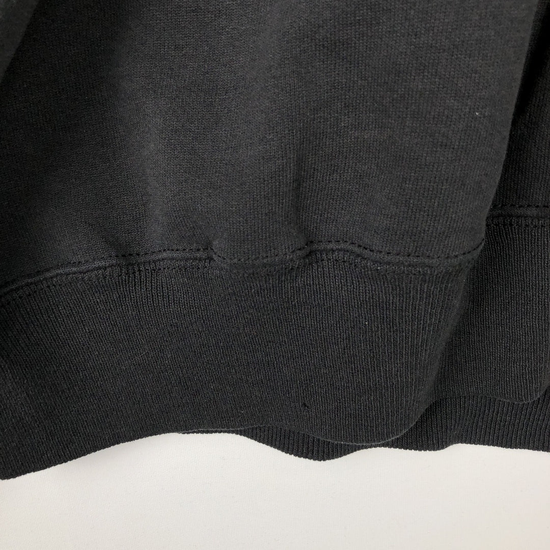 Vintage 90'S Hanes college sweatshirt, size XL, men's unclear black type Vintage Second Hand