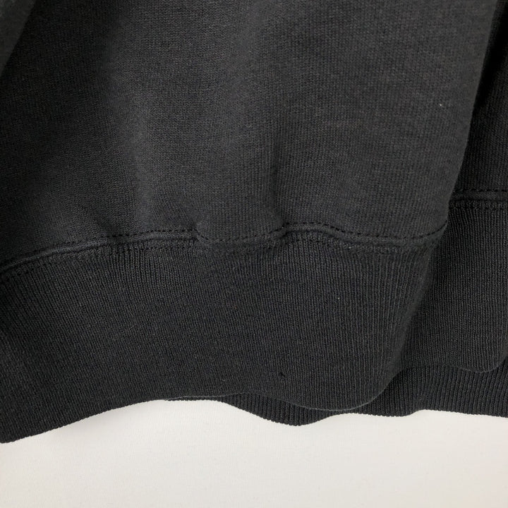 Vintage 90'S Hanes college sweatshirt, size XL, men's unclear black type Vintage Second Hand
