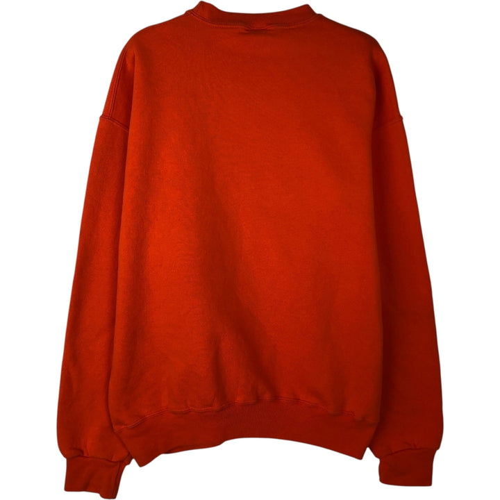 90'S Russell College Sweatshirt, Men's Size L, Vintage cotton orange type Vintage Second Hand