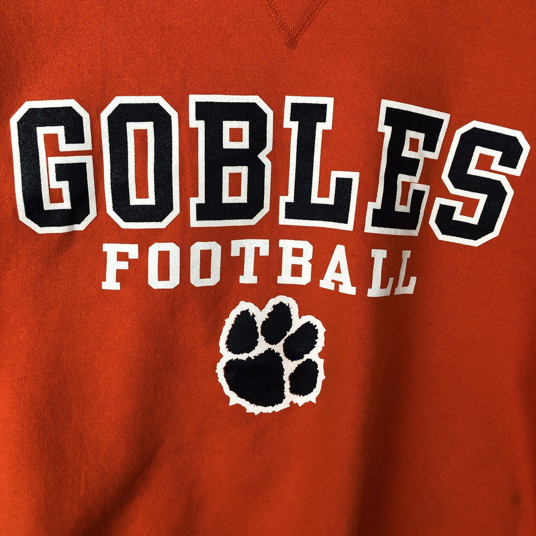 90'S Russell College Sweatshirt, Men's Size L, Vintage cotton orange type Vintage Second Hand