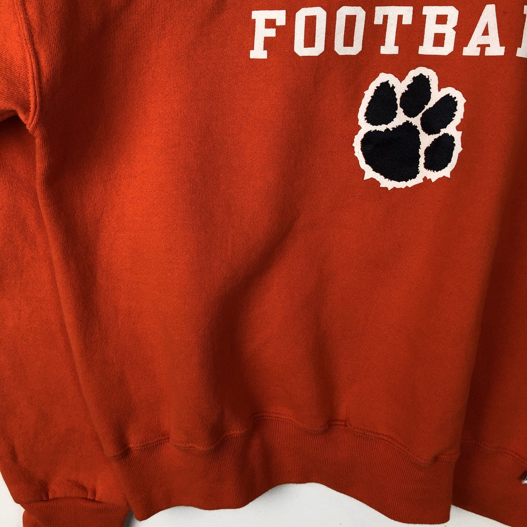 90'S Russell College Sweatshirt, Men's Size L, Vintage cotton orange type Vintage Second Hand