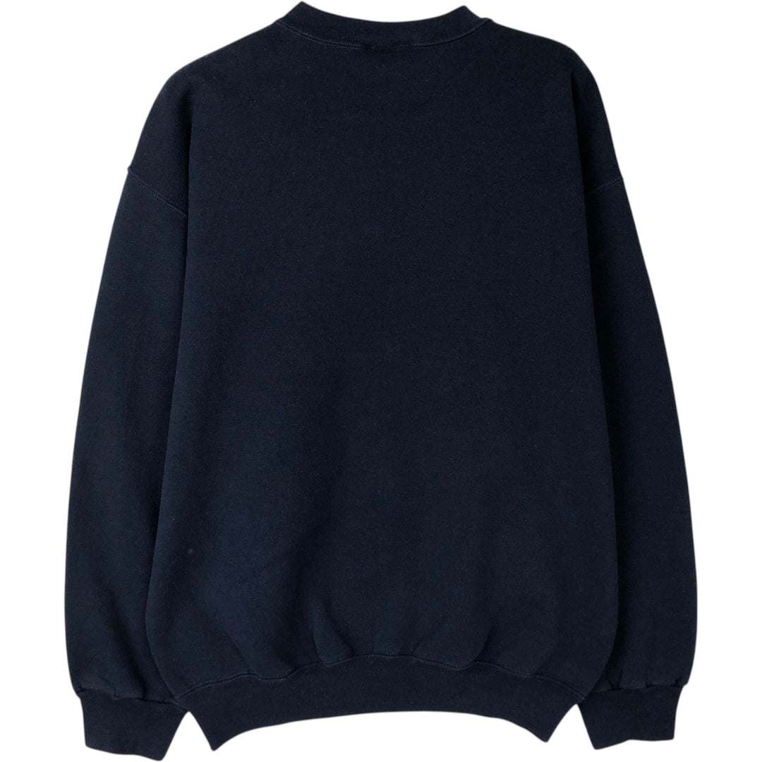 90'S Student Union College Sweatshirt, Men's Size L (approx.), Vintage cotton navy blue type Vintage Second Hand
