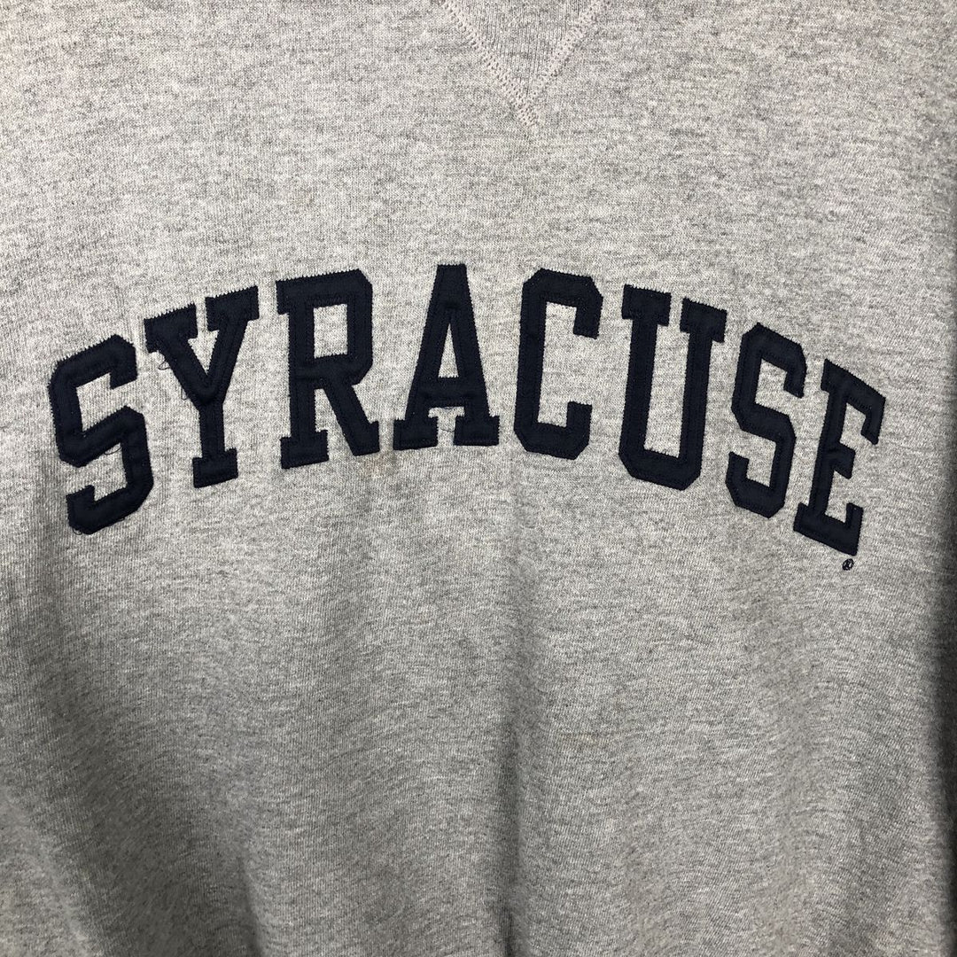 90'S Russell College Sweatshirt, Men's XXL equivalent, Vintage polyester gray type Vintage Second Hand