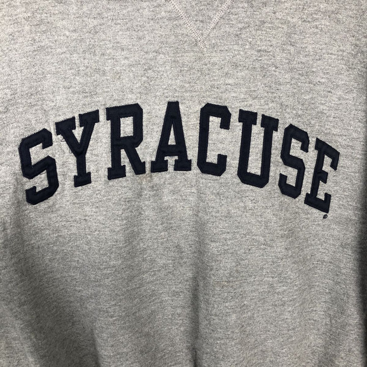 90'S Russell College Sweatshirt, Men's XXL equivalent, Vintage polyester gray type Vintage Second Hand