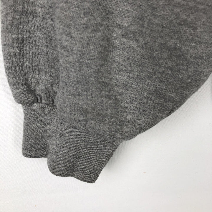90'S Russell College Sweatshirt, Men's XXL equivalent, Vintage polyester gray type Vintage Second Hand