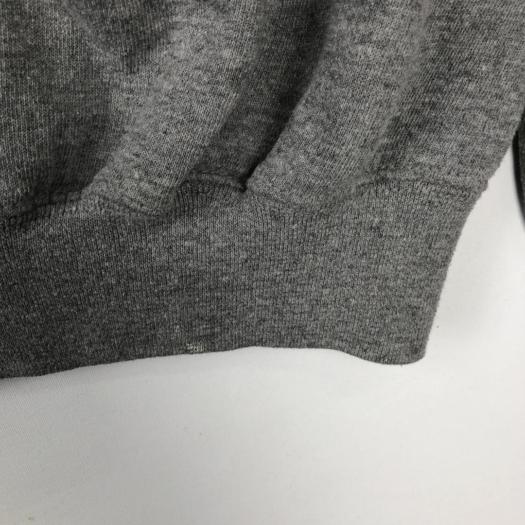 90'S Russell College Sweatshirt, Men's XXL equivalent, Vintage polyester gray type Vintage Second Hand