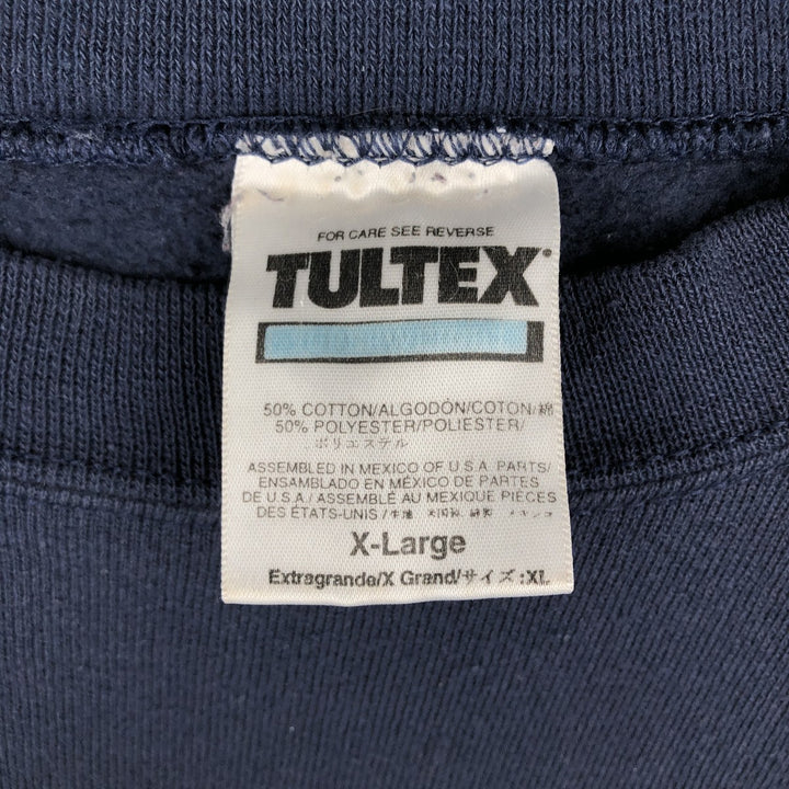 90'S Tultex Boston University Glitter College Sweatshirt, Men's Size XL (Equivalent), Vintage cotton navy blue type Vintage Second Hand