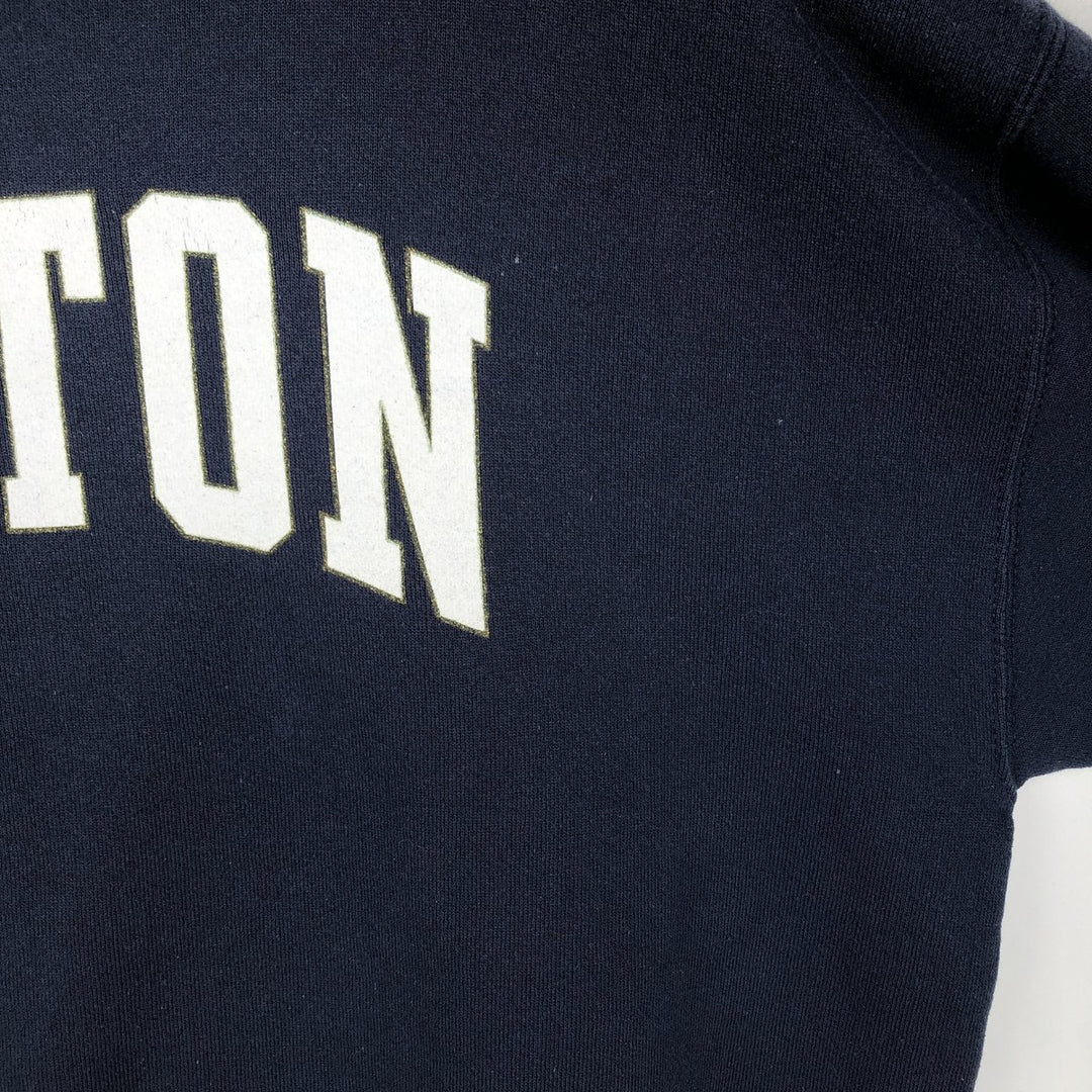 90'S Tultex Boston University Glitter College Sweatshirt, Men's Size XL (Equivalent), Vintage cotton navy blue type Vintage Second Hand