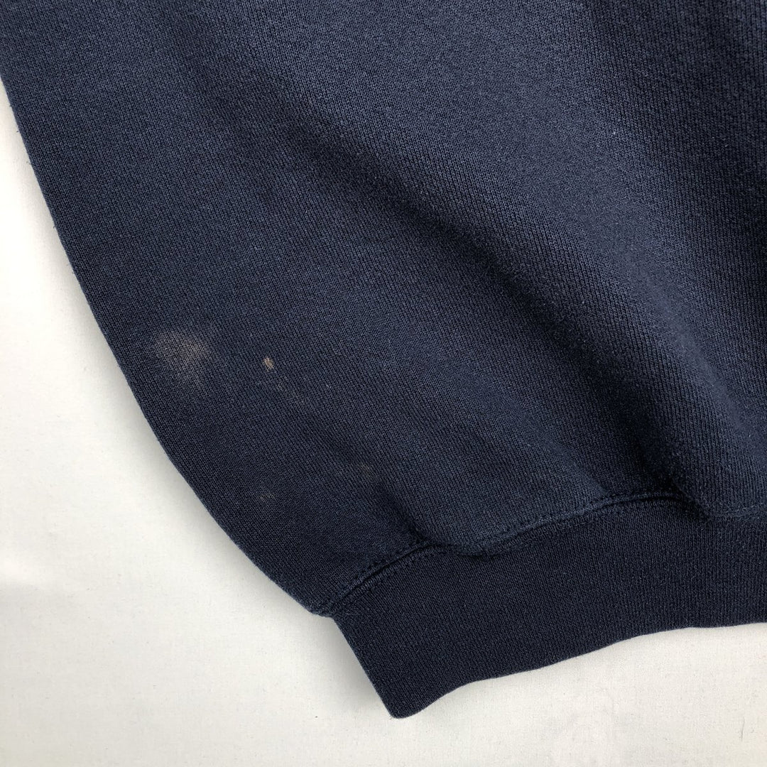 90'S Tultex Boston University Glitter College Sweatshirt, Men's Size XL (Equivalent), Vintage cotton navy blue type Vintage Second Hand