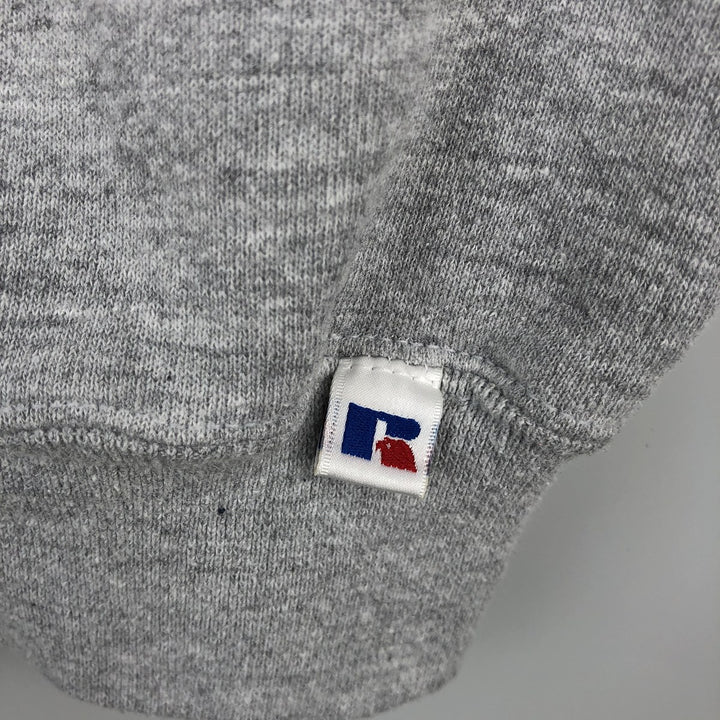 90'S Russell College Sweatshirt, Men's XL Size Vintage polyester gray type Vintage Second Hand