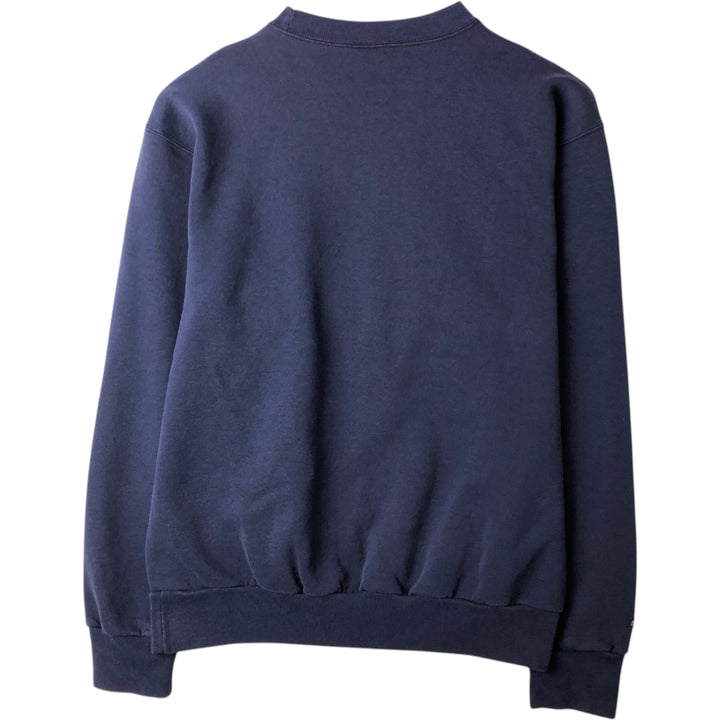 90'S Jansport College Sweatshirt, Made in USA, Men's XL, Vintage polyester navy blue type Vintage Second Hand