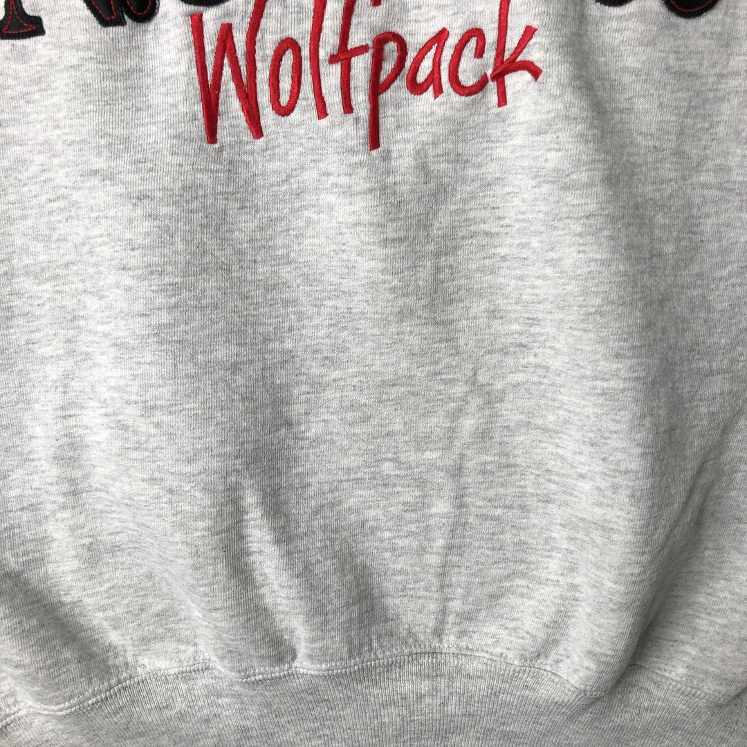 Vintage 90'S Russell ATHLETIC college sweatshirt, made in the USA, size XL, men's cotton gray type Vintage Second Hand