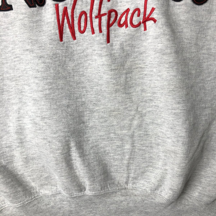 Vintage 90'S Russell ATHLETIC college sweatshirt, made in the USA, size XL, men's cotton gray type Vintage Second Hand