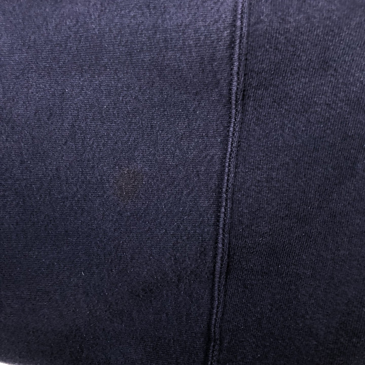 CAMPUS OUTPOST MICHIGAN University of Michigan College Sweatshirt, Made in USA, Men's XL equivalent. cotton navy blue type Vintage Second Hand