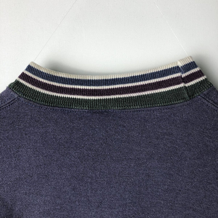 Jerzees College Sweatshirt, Made in USA, Men's XL equivalent, Vintage. polyester Purple type blue-purple Vintage Second Hand